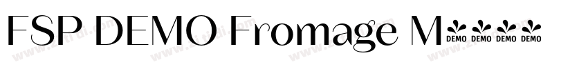 FSP DEMO Fromage M字体转换 FSP DEMO Fromage M字体转换